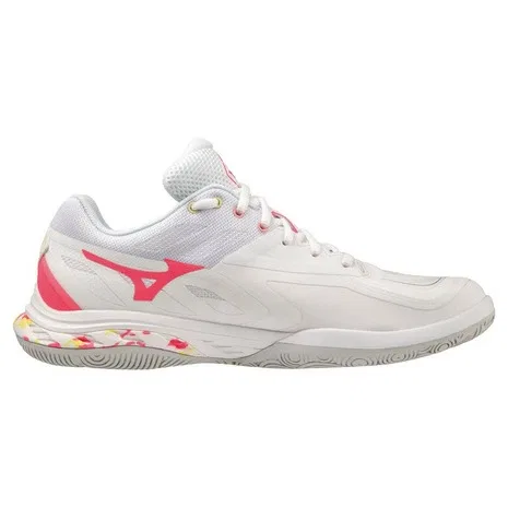 Кроссовки для бадминтона «Wave Fang 2 Fit» от Mizuno, White X Pink — фото 3