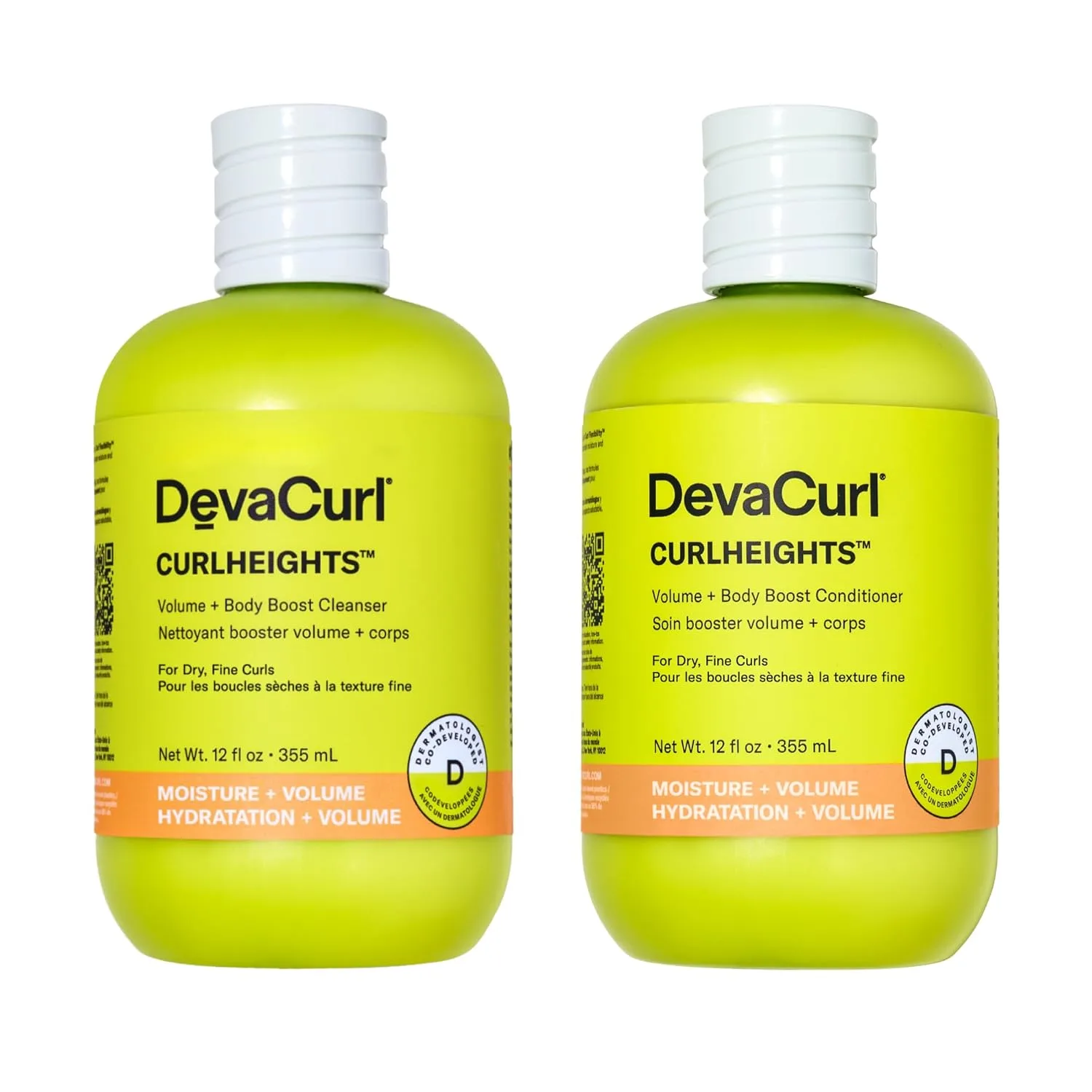Кондиционер для придания объема и густоты волосам DevaCurl CurlHeights, 340 мл.