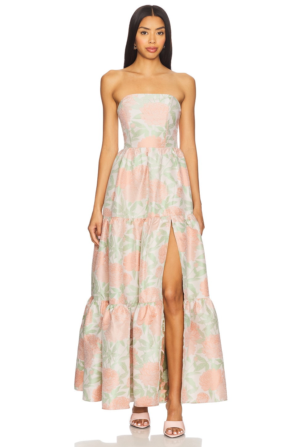 

X revolve жаккардовое платье Elliatt, floral