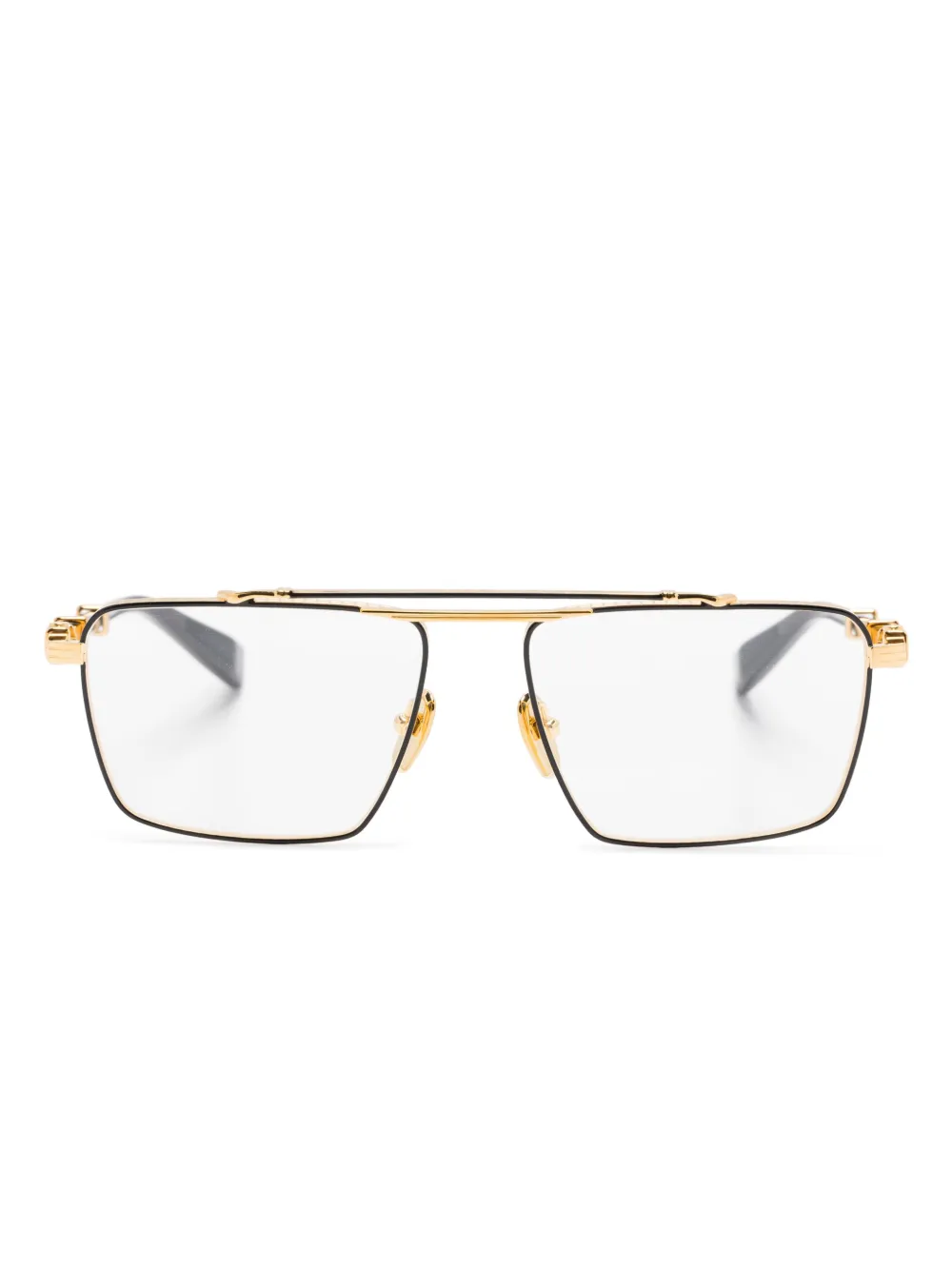 

Очки-пилоты Balmain Eyewear, черный