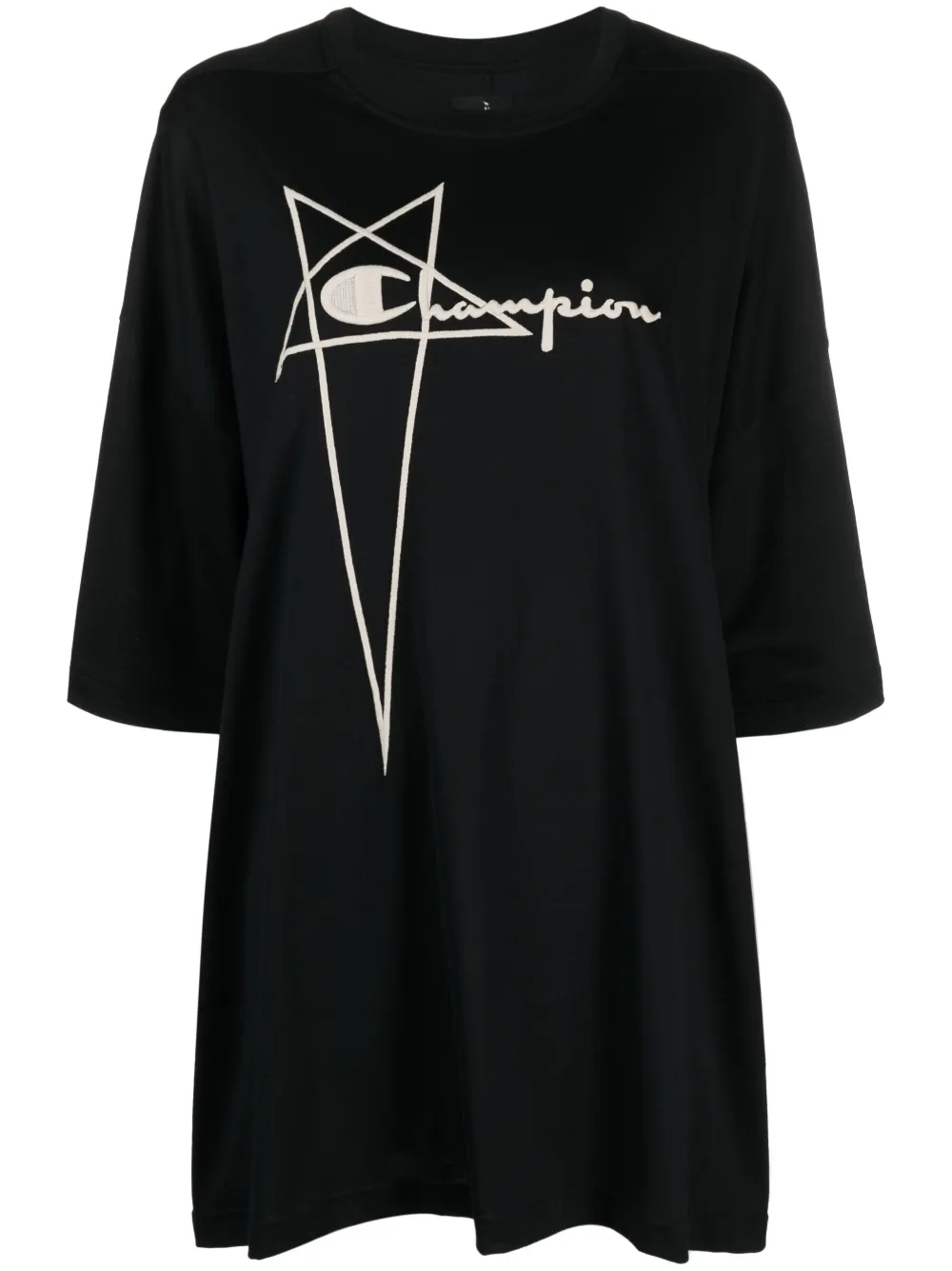 

Футболка с вышитым логотипом Rick Owens X Champion, черный