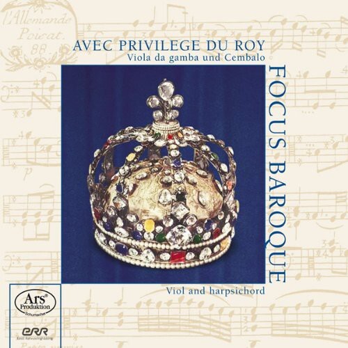

CD диск Marais / Heudelinne / Couperin / Focus Baroque: Avec Privilege Du Roy