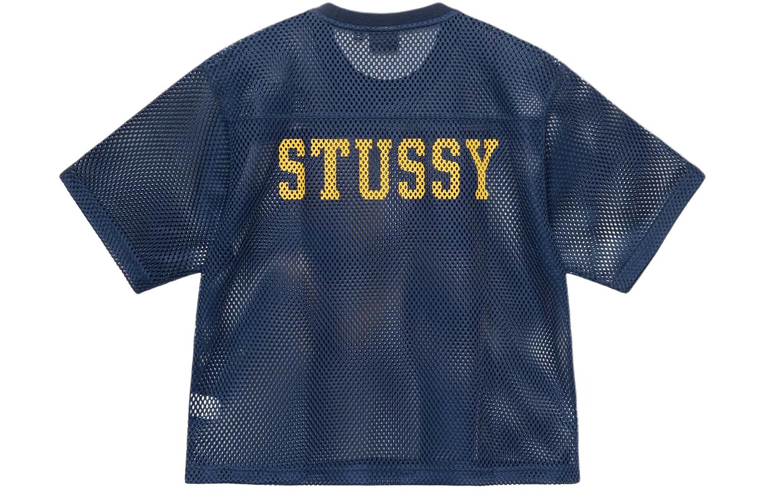 

Футболка Drop2 Logo Mesh Knit, весна-лето 2024, синяя Stussy, синий