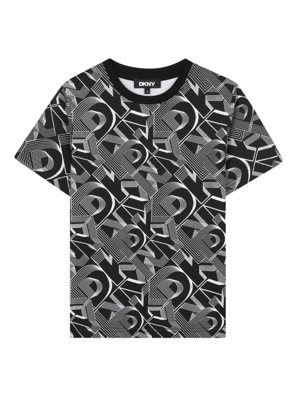

Футболка с логотипом Dkny Kids, черный