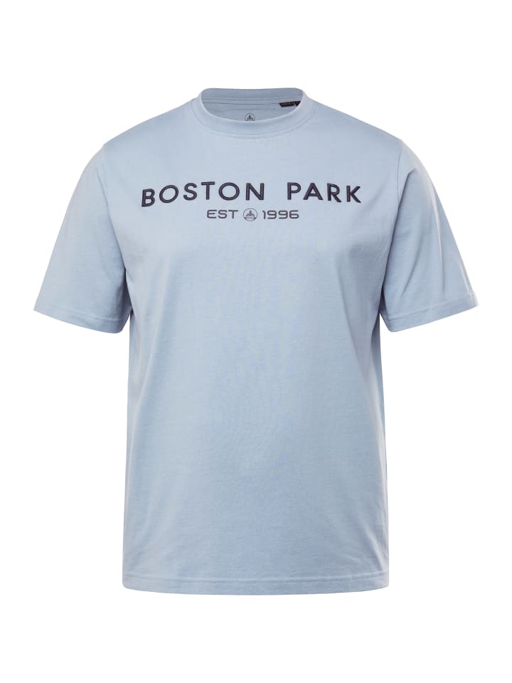 

Футболка с короткими рукавами голубого цвета Boston Park, Синий, Футболка с короткими рукавами голубого цвета Boston Park