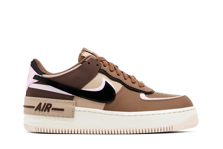 

Кроссовки Nike Wmns Air Force 1 Shadow Light British Tan, коричневый