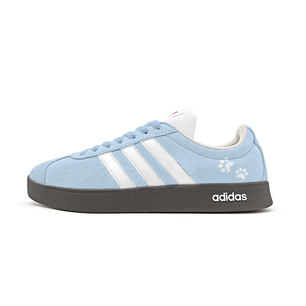 

Vl court 2.0 низкие немецкие армейские кроссовки unisex Adidas, синий белый