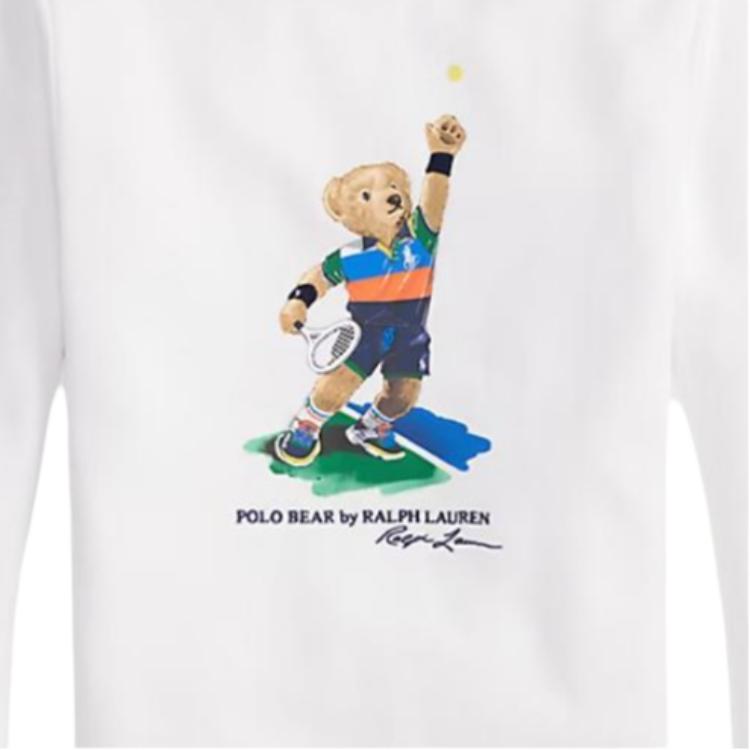 Свитшот Kids' Polo Ralph Lauren, белый — фото 3