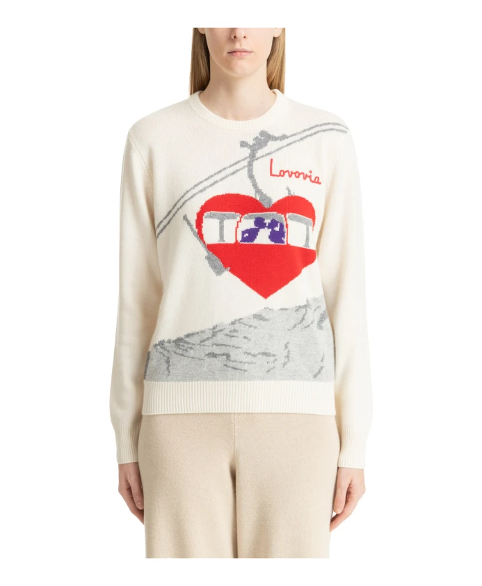 

Абстрактный многоцветный логотип на свитере Mc2 Saint Barth, мультиколор