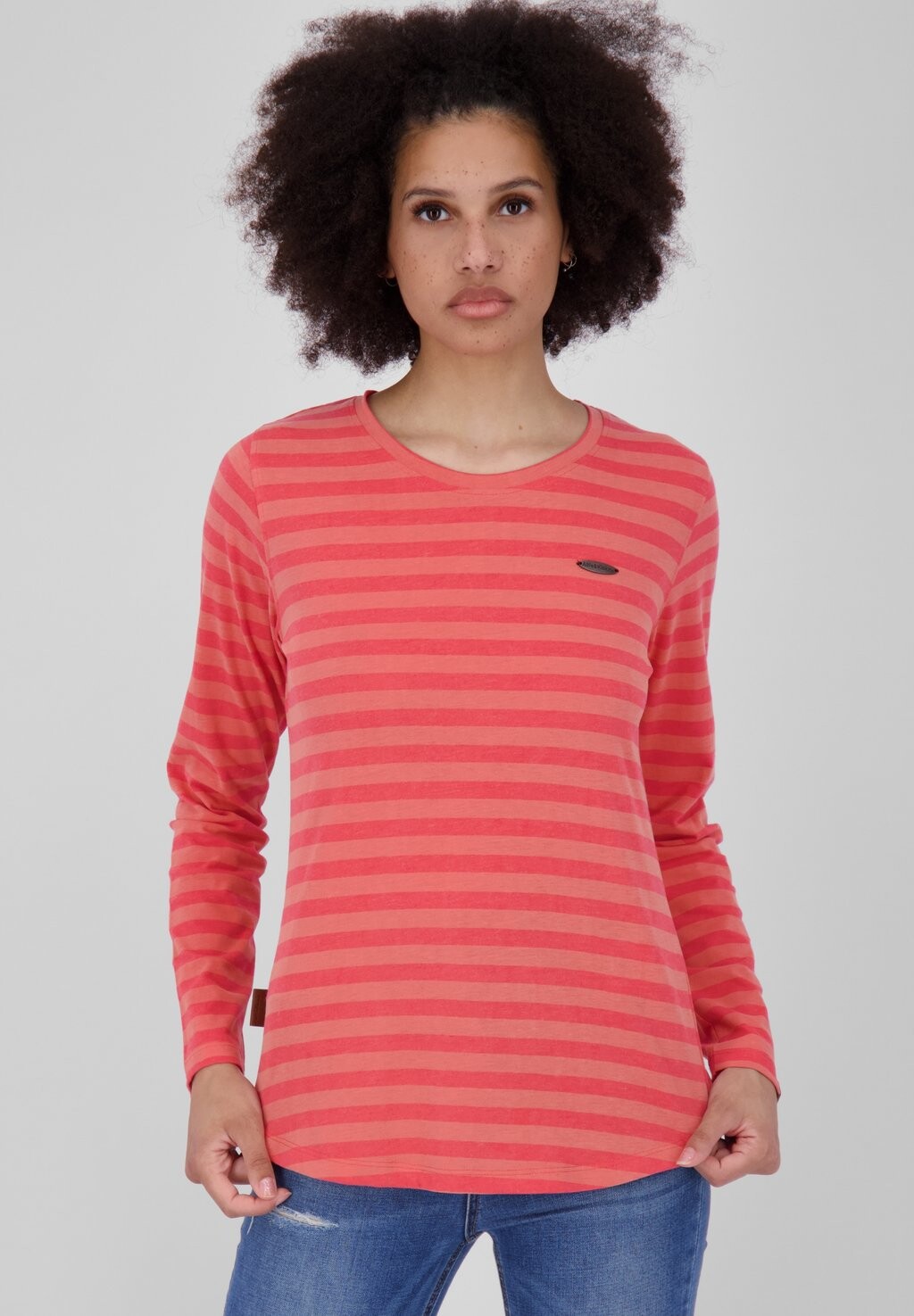 

Топ с длинными рукавами LEAAK Z LONGSLEEVE alife & kickin, цвет coral melange