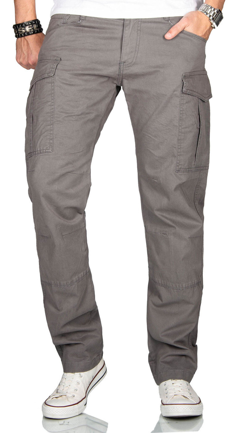 

Брюки чинос Alessandro Salvarini Hose Stretch AS032, серый