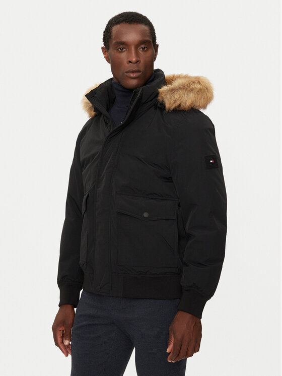 

Пуховик стандартного кроя Rockie MW0MW37412 Tommy Hilfiger, черный