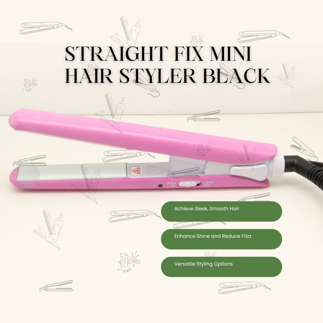 Заколка для волос go & glide mini-haarglätteiser rosa Erthskin London, количество 1 шт. — фото 3