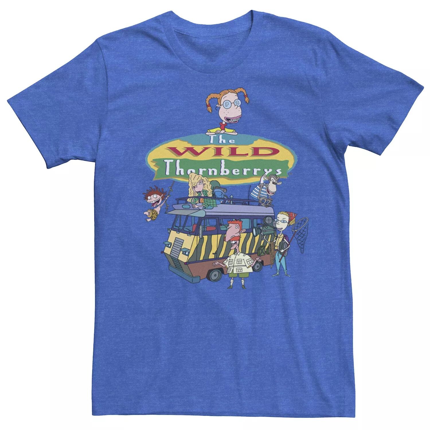 

Футболка с логотипом The Wild Thornberrys Family RV для мальчиков 8–20 лет Nickelodeon