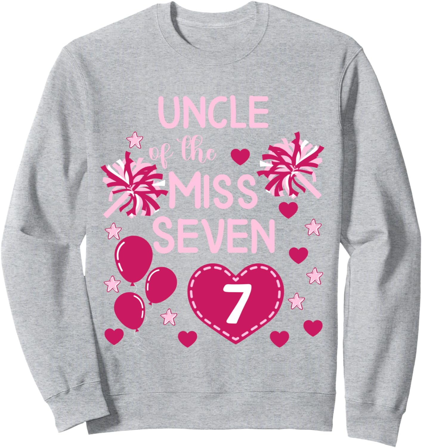 

Толстовка «Дядя мисс Севен» в розово-белых тонах для вечеринки в честь 7-летия Family Look Pink And White Theme Decorations Gifts, Розовый, Толстовка «Дядя мисс Севен» в розово-белых тонах для вечеринки в честь 7-летия Family Look Pink And White Theme Dec