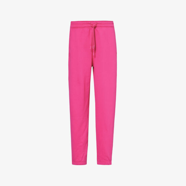 

Спортивные брюки из органического хлопка с фирменным принтом Slip-Pocket Adidas By Stella Mccartney, пурпурный