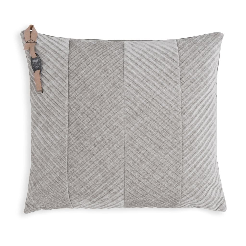 

Подушка Knit Factory Beau - Серый - 50x50 см