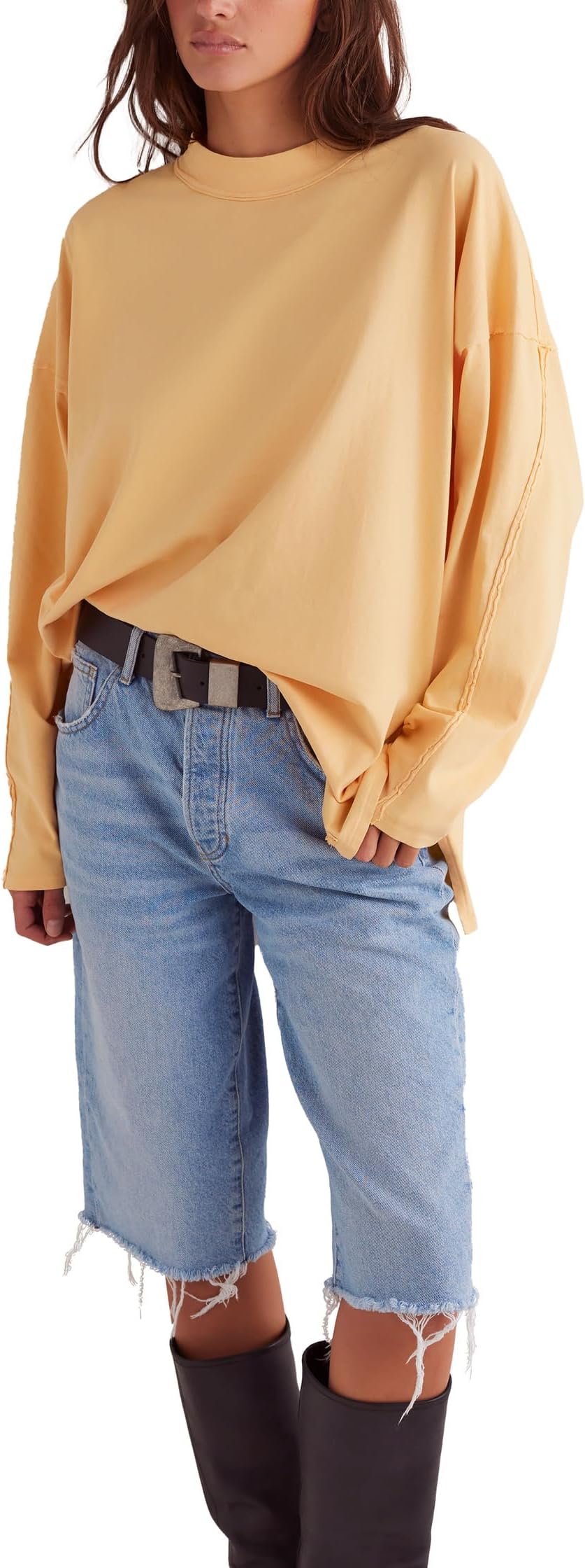 

Футболка Free People Heater Tee, цвет Flax