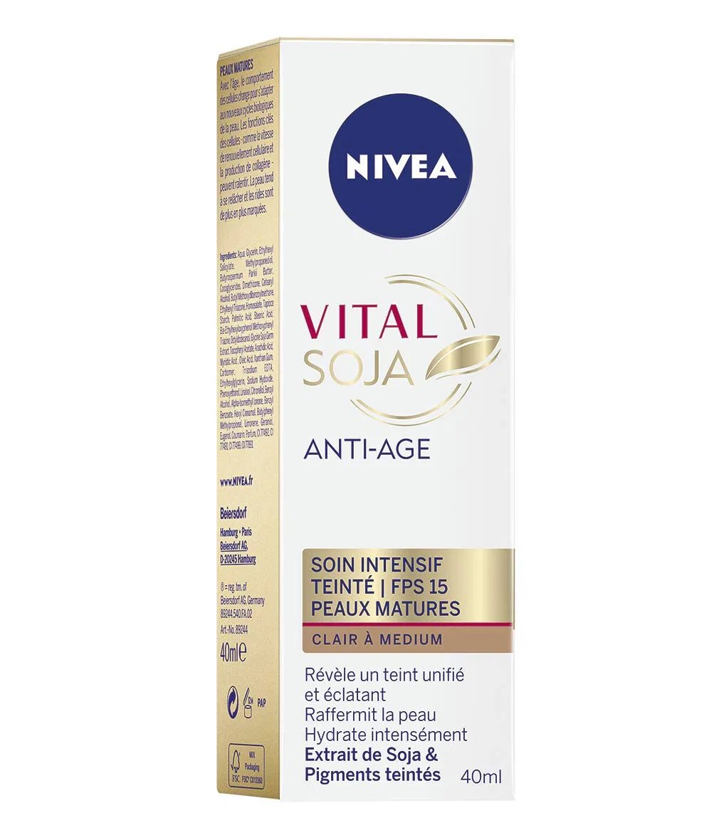Интенсивный антивозрастной уход «Vital Soy» SPF 15 от Nivea Nivea — фото 3