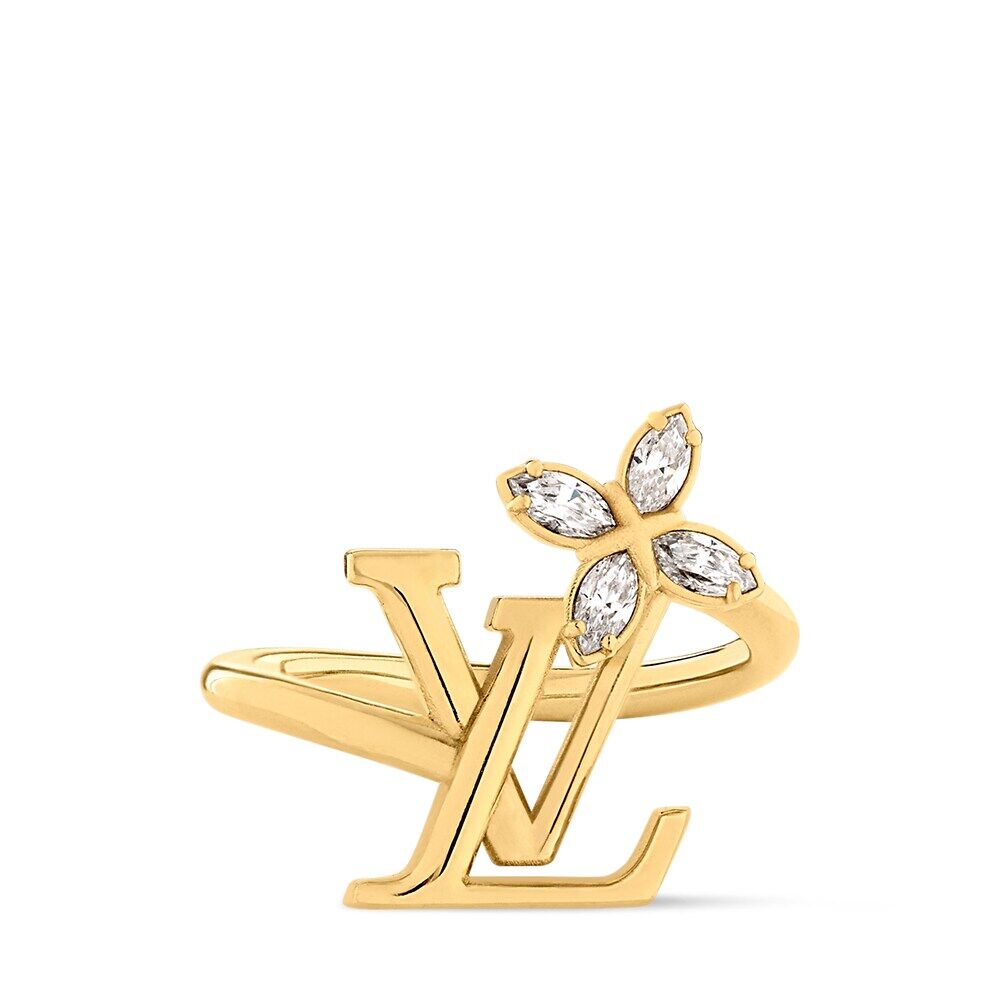 

Кольцо LV Iconic Flower Louis Vuitton, золотой