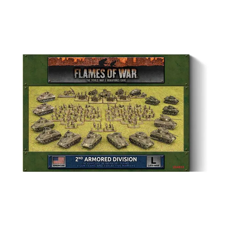 

2-я танковая дивизия, Flames of War - WWII - United States - Box Sets & Miscellaneous