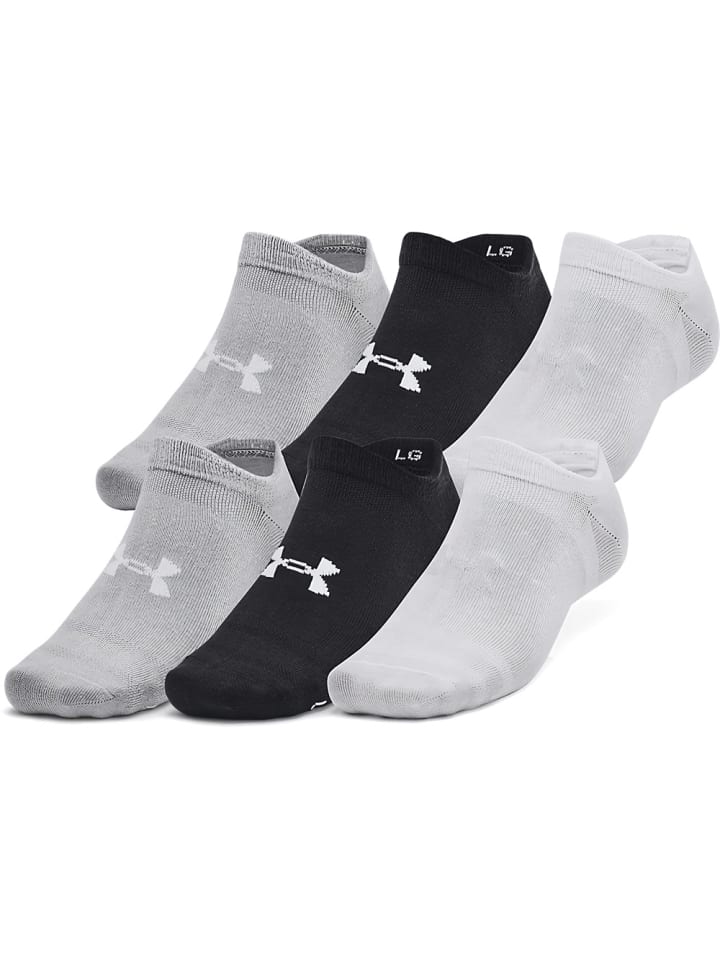 

Носки Ua Essential No Show 6Pk Under Armour, черный