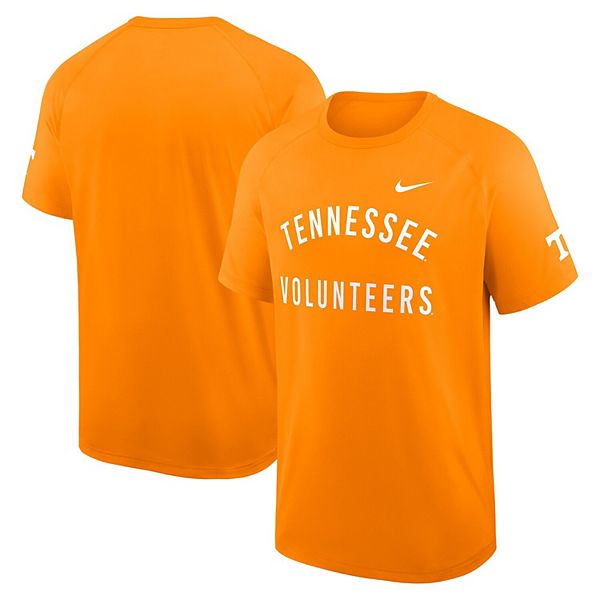 Мужская футболка Tennessee Orange Tennessee Volunteers Ready Raglan Premium Performance Nike — фото 2