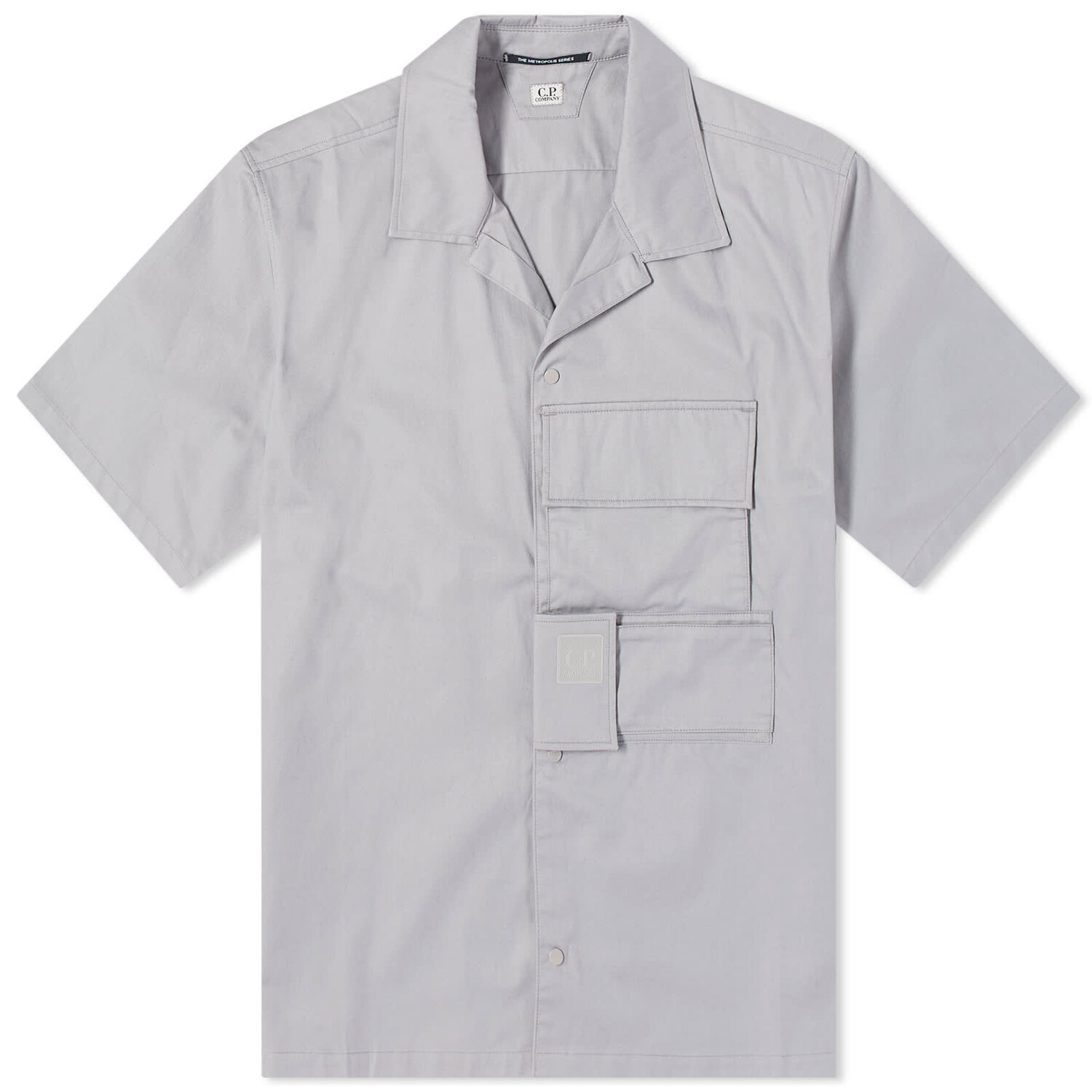 

Рубашка с коротким рукавом C.P. Company Metropolis Gabardine S/S Shirt, цвет Drizzle