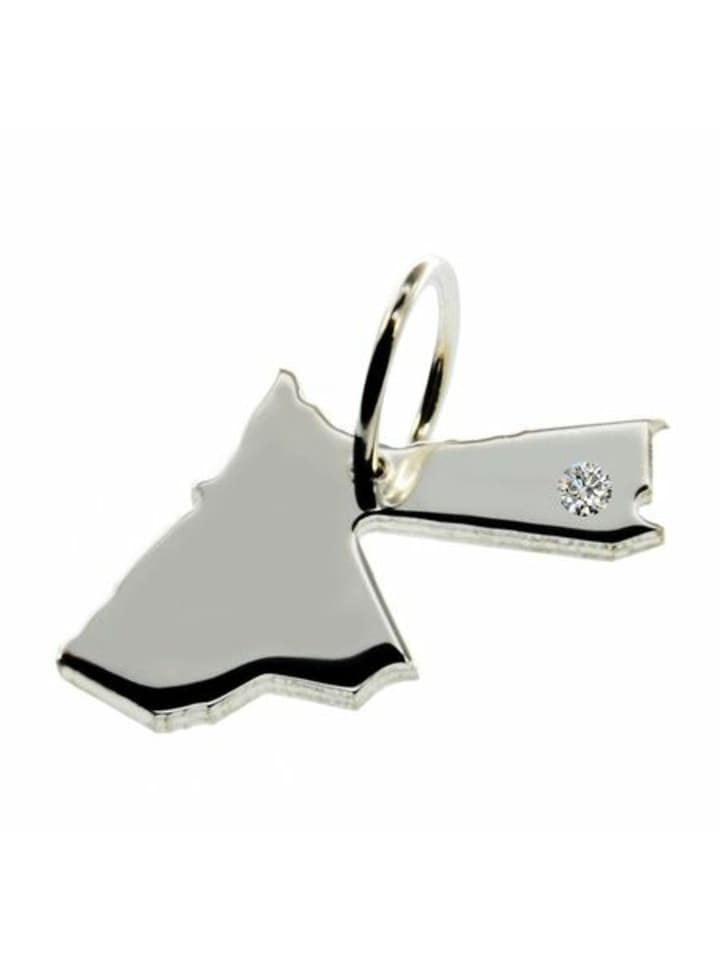 

Schmuckador Кулон Jordan с бриллиантом из серебра 925 пробы 0,015 карата в серебряной оправе