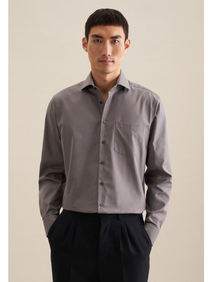 

Рубашка Seidensticker, серый