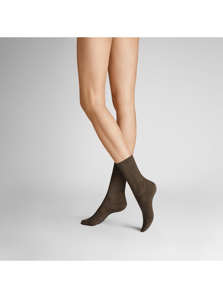 

Носки в упаковке 2 пары, прочные, коричневого меланжевого цвета. Hudson