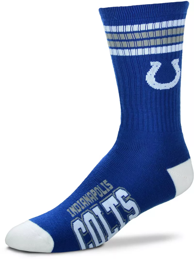 

Носки с четырьмя полосками для босых ног Indianapolis Colts Deuce For Bare Feet