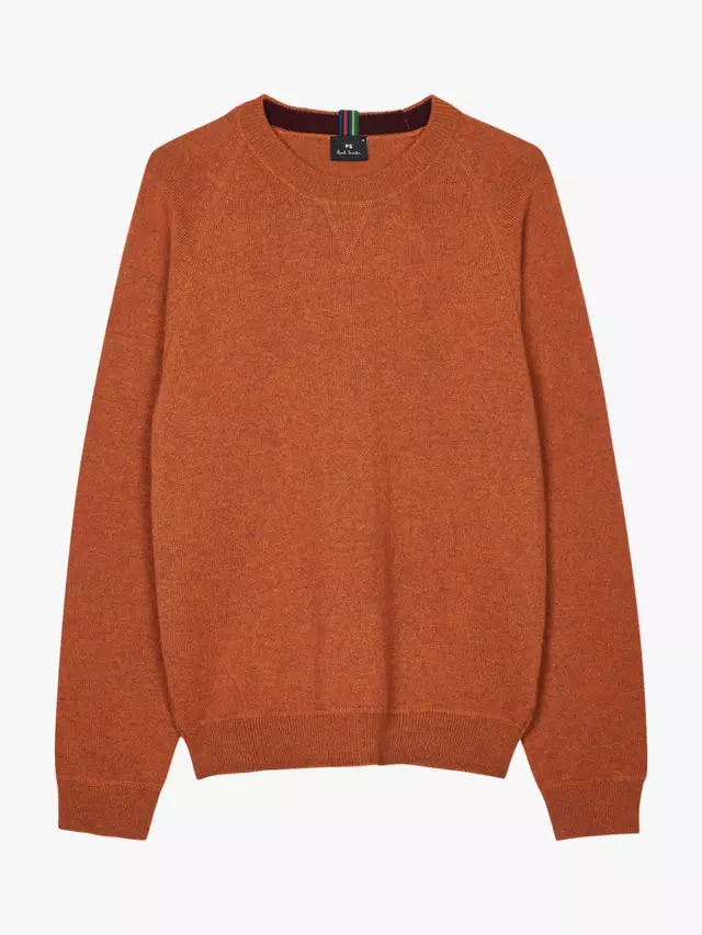 

Джемпер Paul Smith Merino Wool Crew, оранжевый