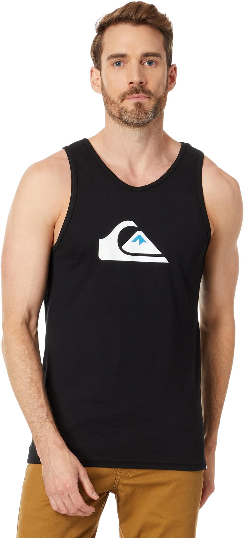 

Топ Quiksilver Comp Logo Tank, черный