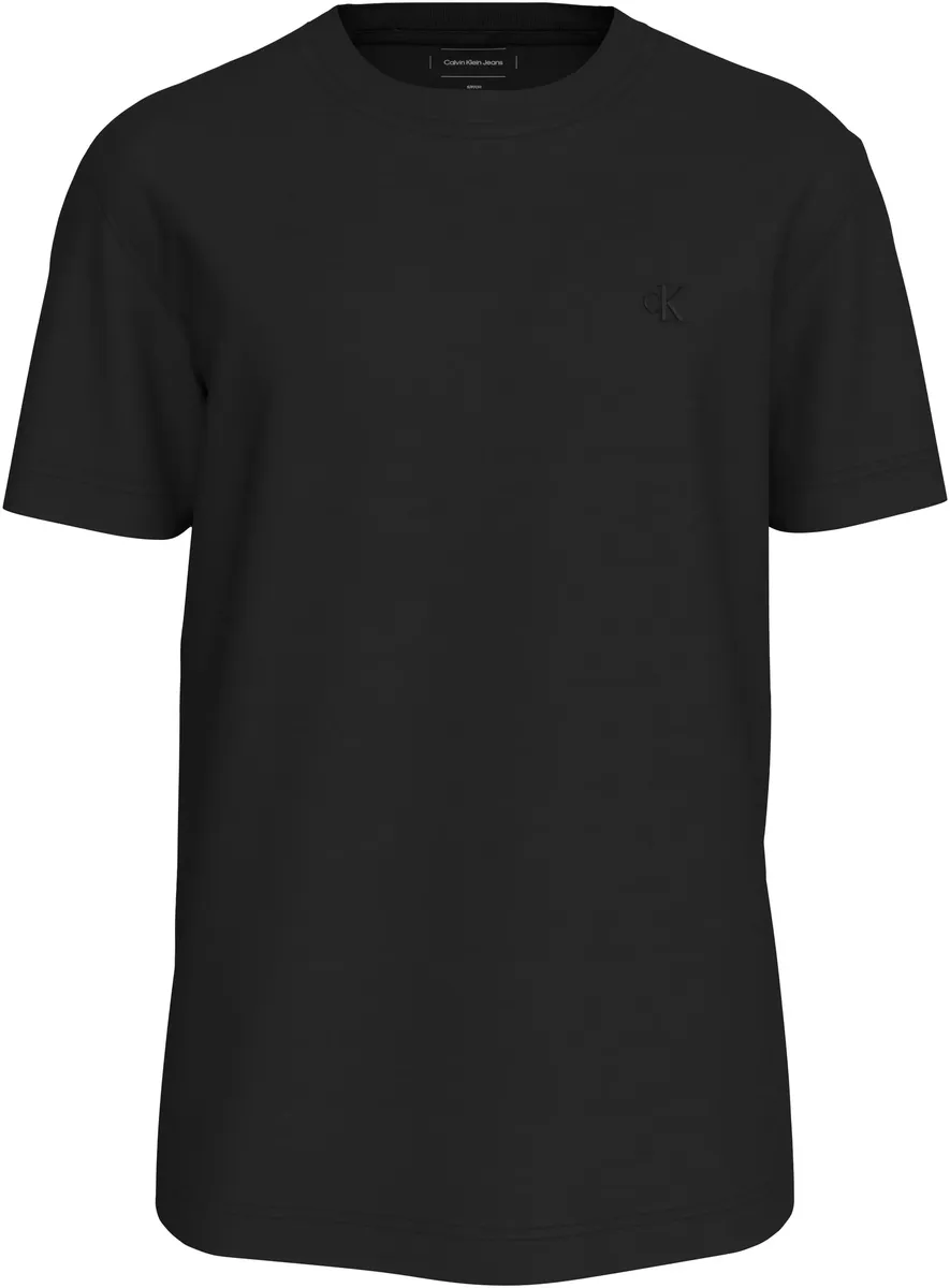 

Футболка Calvin Klein Jeans "TEXTURED MONOLOGO TEE", с принтом на спине, черный