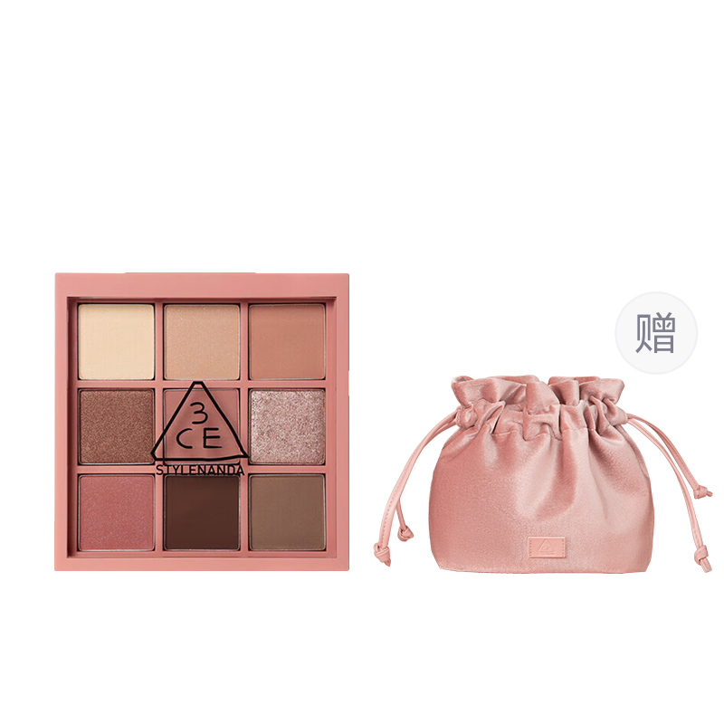 

Тени для век 9 Grid легко растушевываются шиммер натуральные 3CE