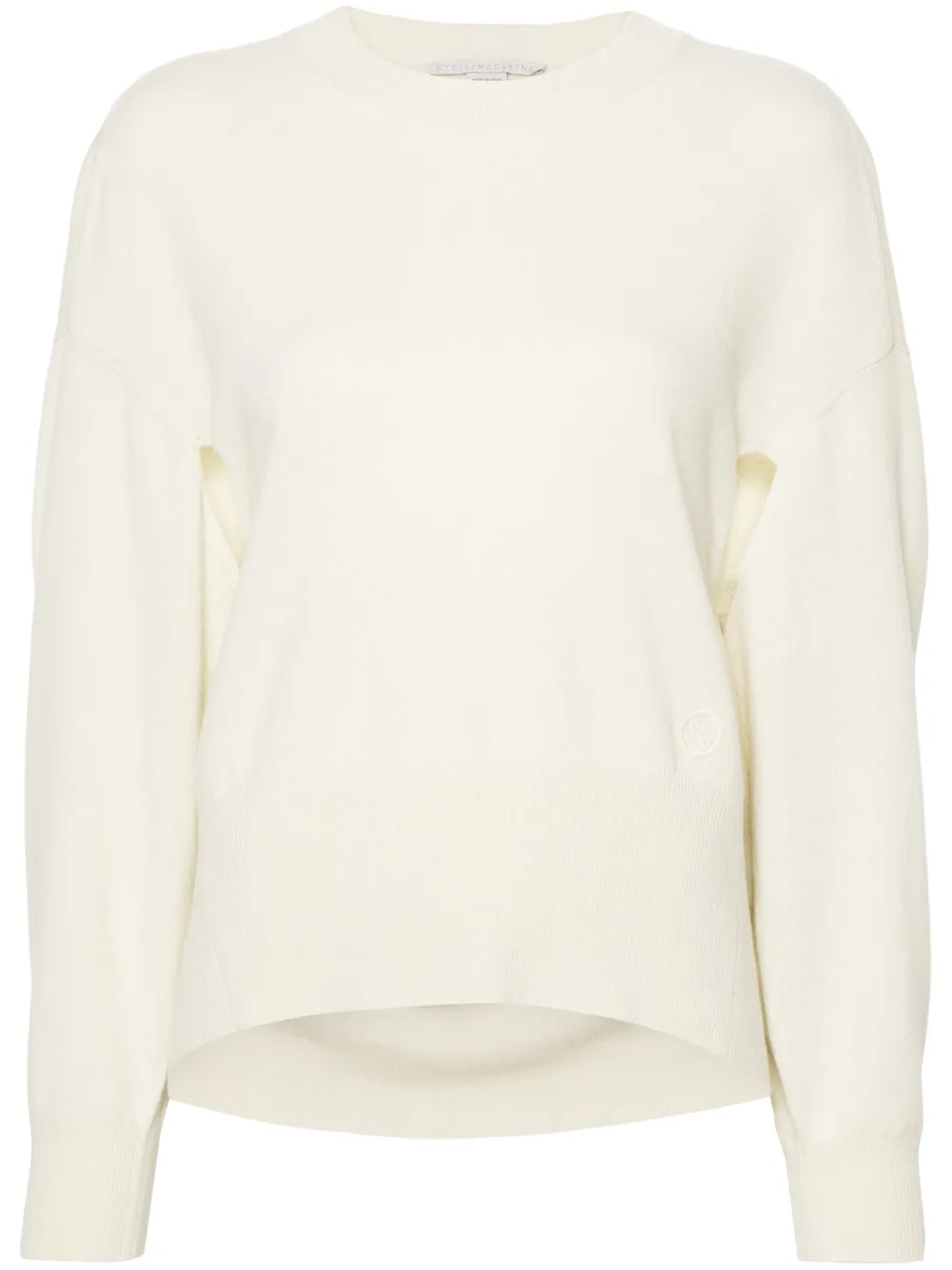 

Джемпер Regenerated из смесового кашемира STELLA MCCARTNEY, желтый
