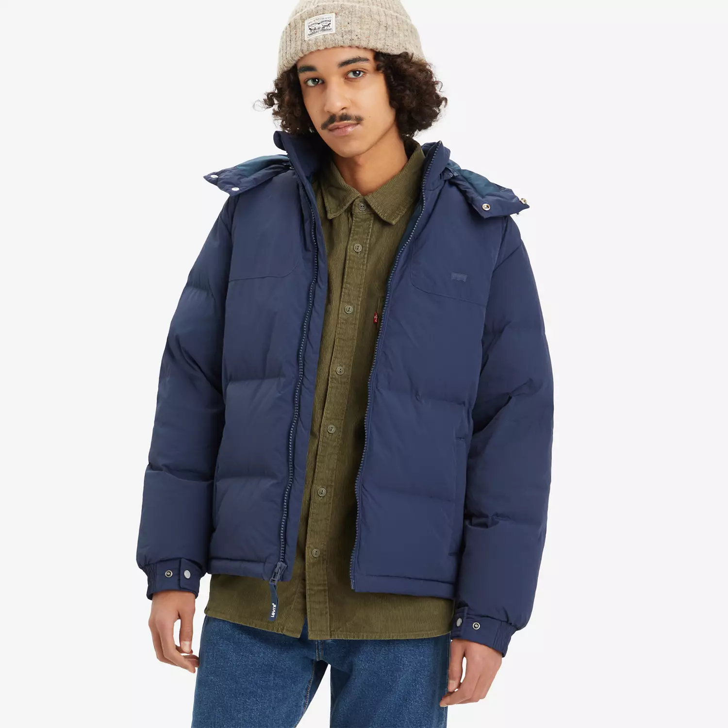 

Короткая куртка-пуховик Rockridge Levi's, синий