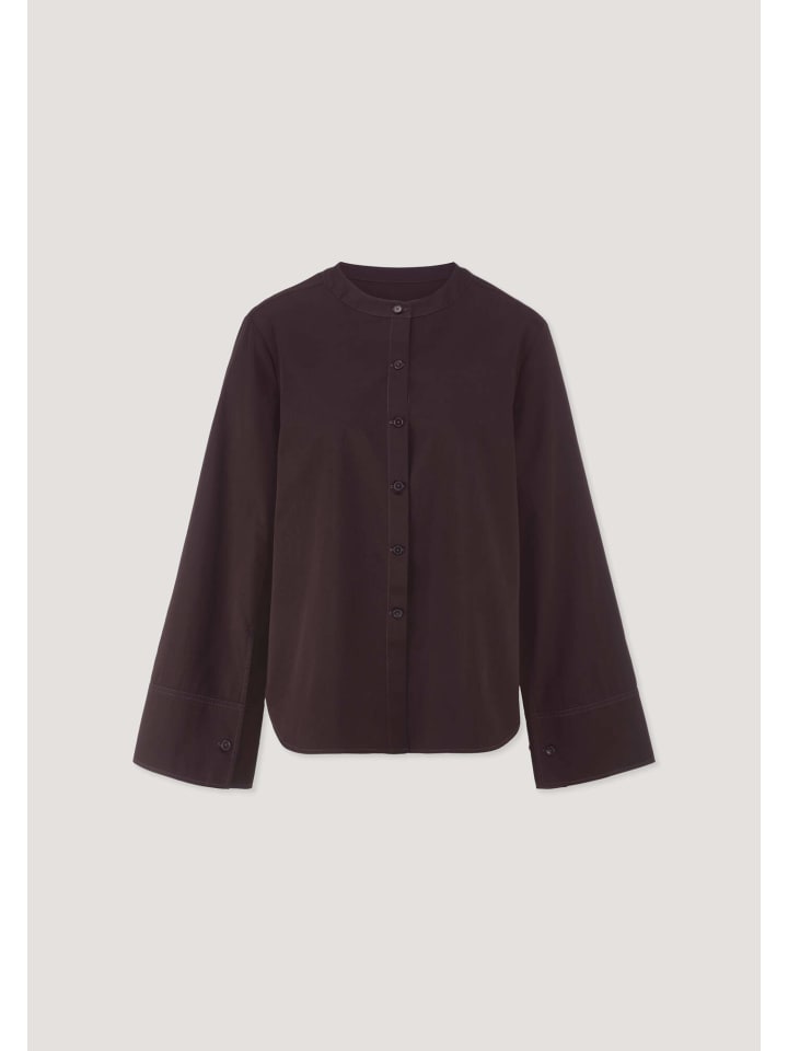 

Свободная блузка цвета ежевики Hessnatur