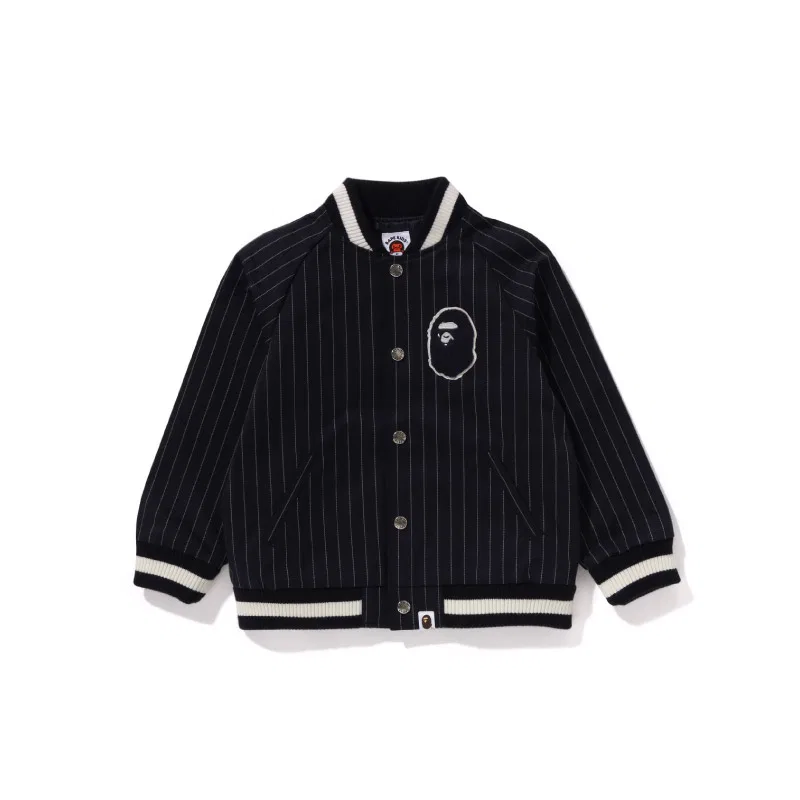 Детская бейсбольная куртка для детей 3-7 лет A BATHING APE, Dark Blue