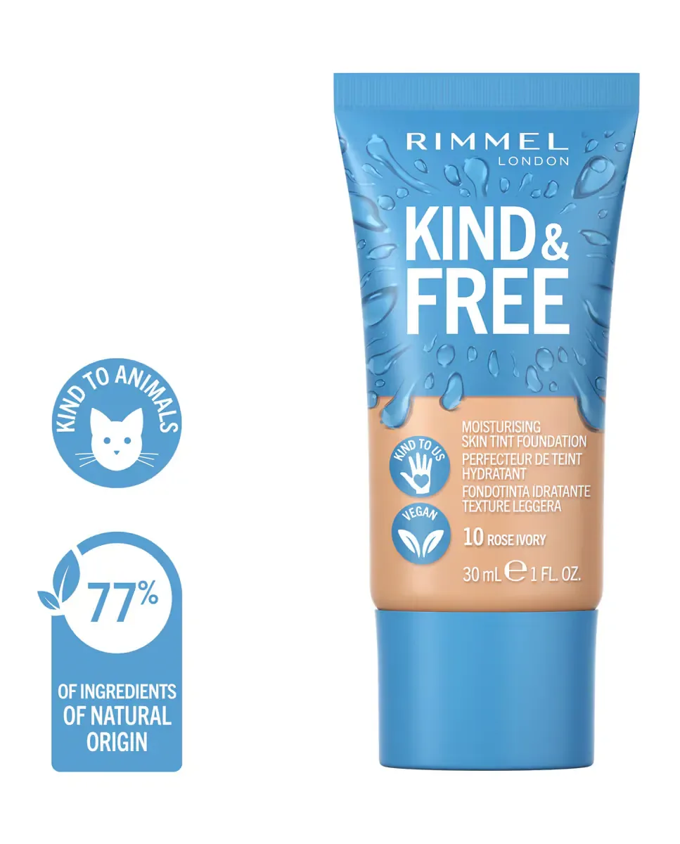 Тональная основа Kind & Free Rimmel, 10 Rose Ivory — фото 3