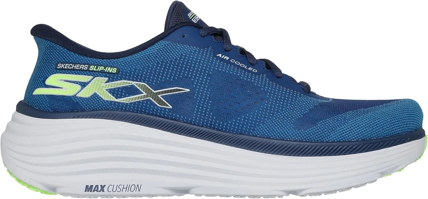 Мужские кроссовки Skechers Endeavour Exciton с максимальной амортизацией, темно-синий — фото 4