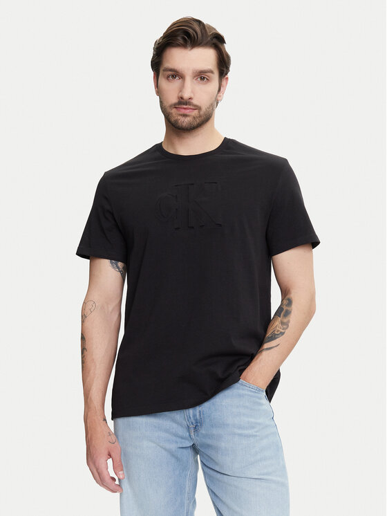 

Футболка обычного кроя Deboss Mono Graphic LV04RC824G Calvin Klein Jeans, черный