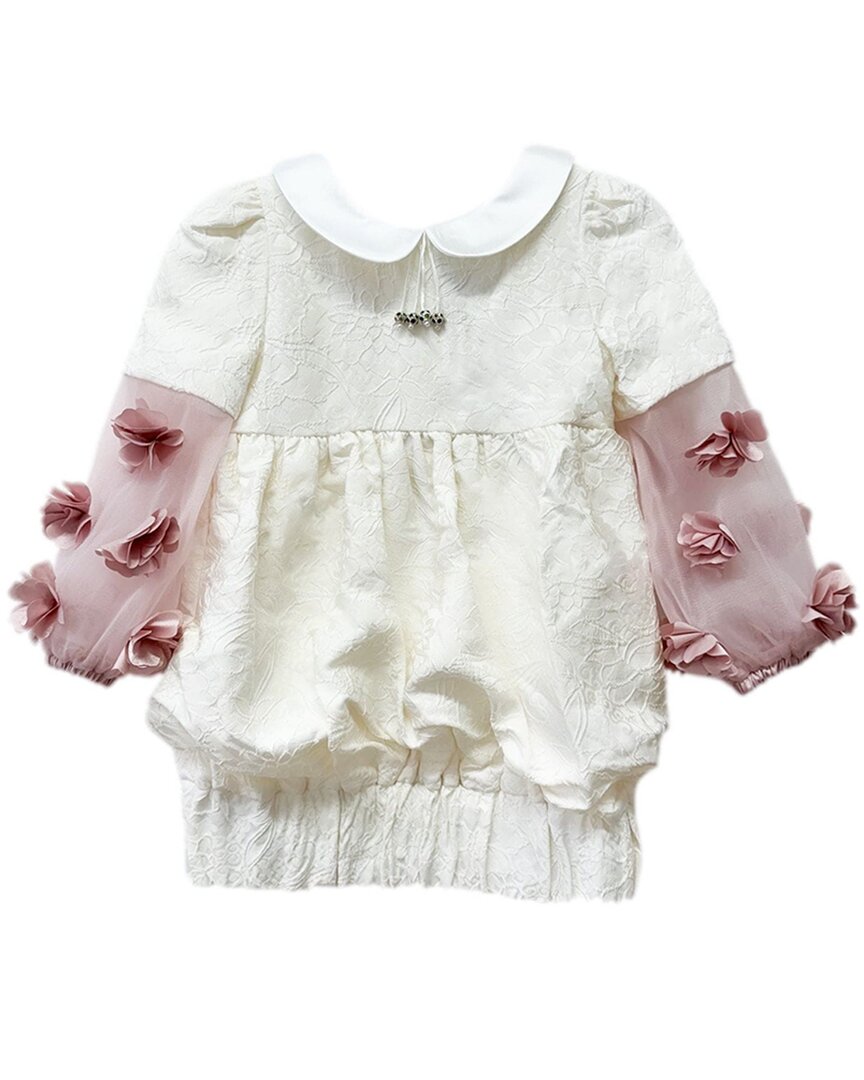 

Детское платье Petite Maison с вишневым цветом Petite Maison Kids, белый