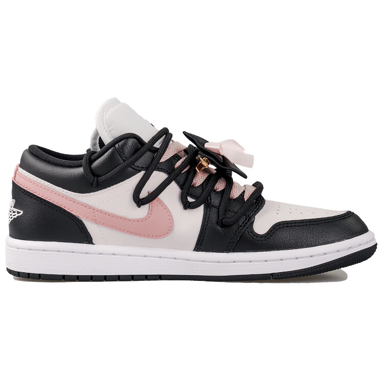 Кроссовки Air Jordan 1 Vintage Basketball Shoes Women's Low-Top Pink — фото 3
