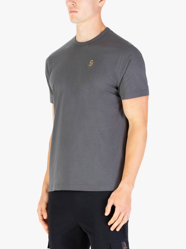 

Футболка Traff Cotton с коротким рукавом и круглым вырезом LUKE 1977, Charcoal