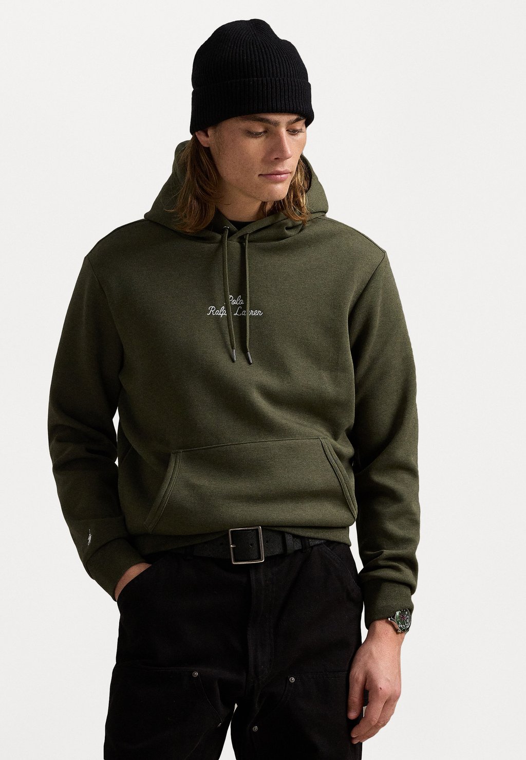 

Толстовка LOGO DOUBLE KNIT HOODIE Polo Ralph Lauren, темно-зеленый