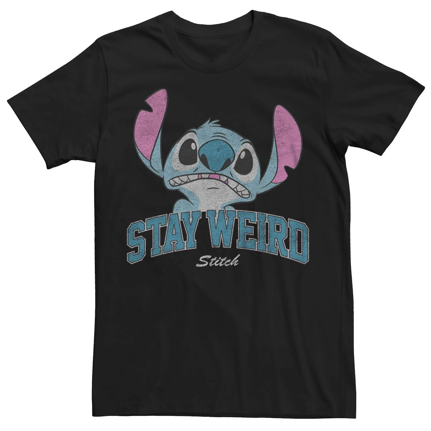 

Мужская футболка Disney's Lilo And Stitch Stay Weird Licensed Character