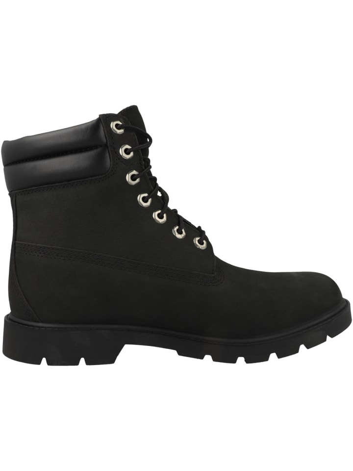 Timberland Базовые ботинки на шнуровке 6 дюймов, черные — фото 3