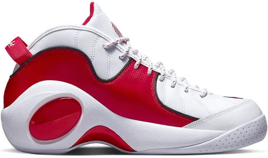Мужские баскетбольные кроссовки Nike Air Zoom Flight 95 OG, белый/красный — фото 3